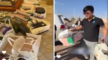 الشباب السعوديون ينقذون الصينيين من سيول حائل وتبادل هدايا تعبيرًا عن الامتنان